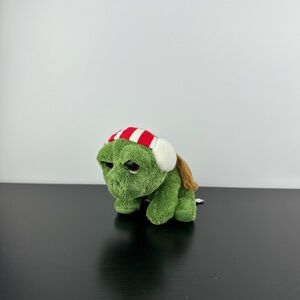 Russ Rare Lil Peepers Shecky Turtle 6” Winter Christmas Earmuffs Plush HTF